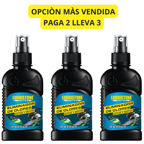 ELIMINADOR DE OLORES PREMIUM LUBRISTONE™  - Aroma a nuevo permanente Para Autos y Motos