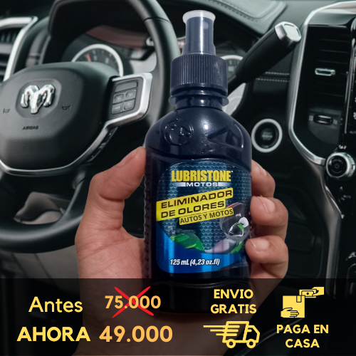 ELIMINADOR DE OLORES PREMIUM LUBRISTONE™  - Aroma a nuevo permanente Para Autos y Motos